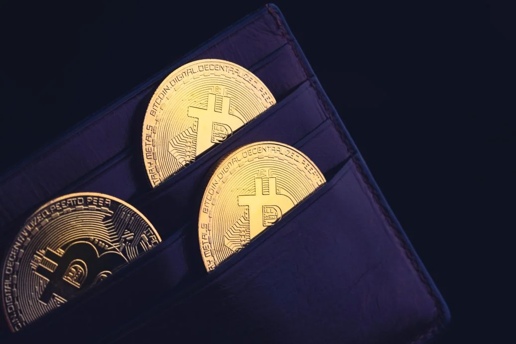  Bitcoin cryptocurrency ในกระเป๋าเงิน 